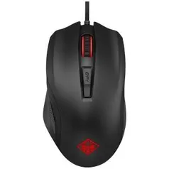 Mouse Gamer HP 12000DPI 6 botões Preto Omen 600 R$90