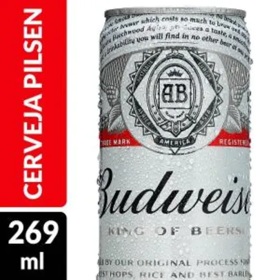 Cerveja BUDWEISER Lata 269ml | R$ 1,99