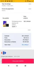 Smartphone Asus Zenfone 5Z ZS620KL-2A076BR 256GB por R$ 2542