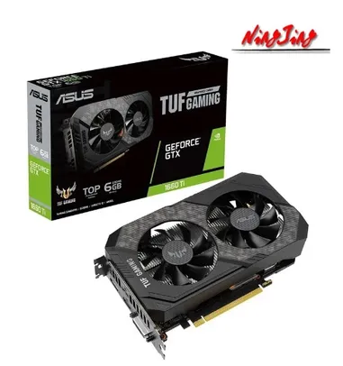 Placa de Vídeo GeForce GTX 1660 Ti ASUS TUF Gaming - O6G OC, 6GB 