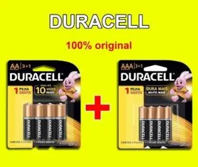 [Lojas Físicas] PILHAS DURACELL (LOJAS AMERICANAS) MODELL 2 AA E 3AAA POR 9.99 CADA