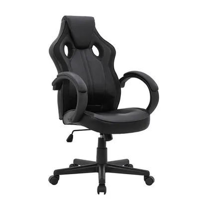 Cadeira Gamer Royale Preto All Black Com Regulagem De Altura | R$509