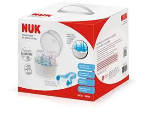 Esterilizador de Mamadeira para Micro-ondas -NUK | R$74