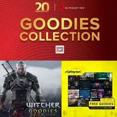 The Witcher e Cyberpunk Goodies Collection / CDPR 20 anos