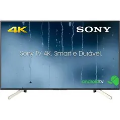 Smart TV 4K Android LED 49" Sony KD-49X755F 4 HDMI 3 USB 60Hz - R$ 2159