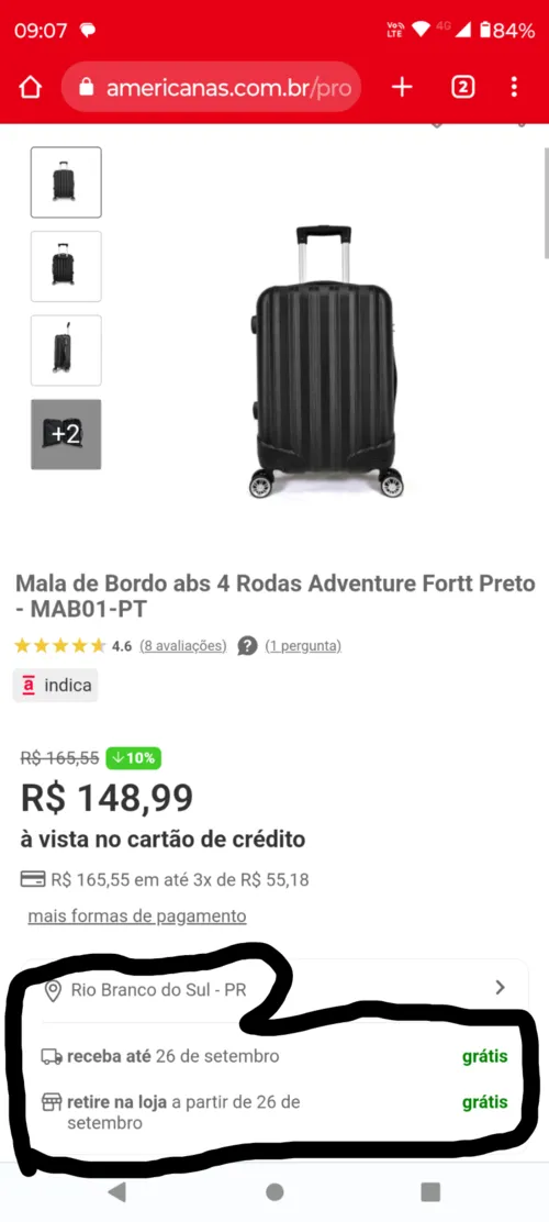 Imagen na descrição da promoção