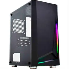 GABINETE GAMER CG-01KT HAWK II RGB PRETO K-MEX