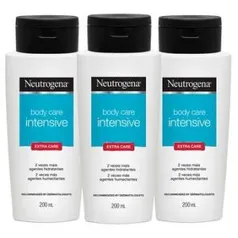 Kit com 3 Hidratantes Corporais Neutrogena - R$29,70