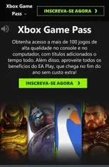 Game pass Ultimate com EA acess