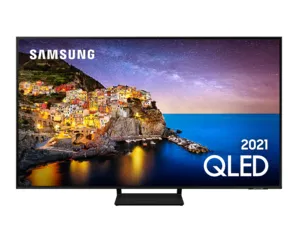 [AME R$2799] Samsung Smart TV 55" QLED 4K 55Q70A, Modo Game, Processador IA, Som em Movimento Virtual, Tela sem limites, Design slim, Alexa built in