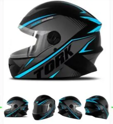 Capacete Moto R8 Pro Tork Fechado | R$ 76