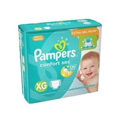 Fralda Pampers Confort Sec Super XG - 58 Unidades | R$65