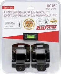 Suporte TV de 10” a 85” Universal Brasforma, Preto (Preço para Prime)