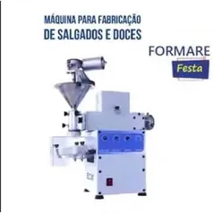 Maquina de Salgado e Doces - 5g a 50g - Até 1500/h | R$5.580