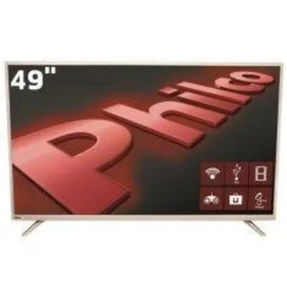 Smart TV LED 49" Full HD Philco PH49F30DSGWA - R$2.049