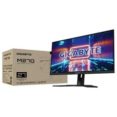 Monitor Gamer Gigabyte 27´, QHD, HDMI/Displayport, 170Hz, 0.5 ms, Altura e Angula Ajustável -  KVM - M27Q-SA.