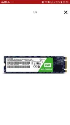 SSD - M2 240gb - WD Green 2280 | R$200