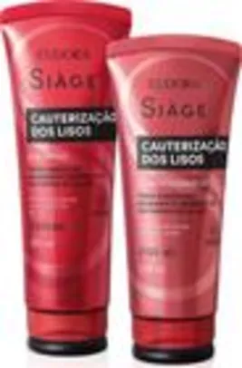 Kit Siage Eudora Shampoo + Condicionador Cauterização Dos Lisos