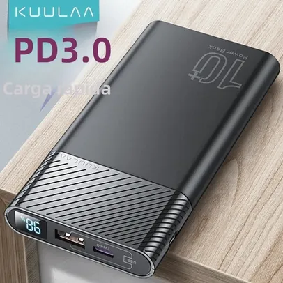 KUULAA - Banco de Carregamento Rápido, Carregador de Bateria Externo para iPhone 14 e 13, 10000 mAh