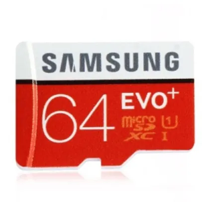 Cartão de Memória Samsung com 64GB Micro SDXC