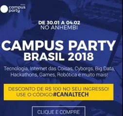 Ingressos para a Campus Party