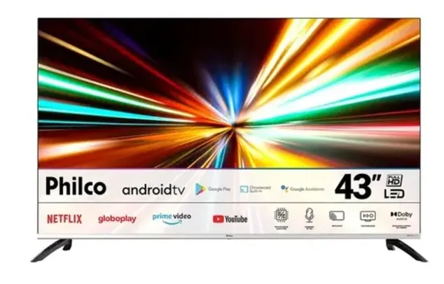 Smart TV 43” Philco PTV43M8GAGCMBLF Led Dolby Áudio