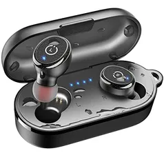 TOZO T10 Bluetooth 5.0 Wireless Earbuds with Wireless Charging Case IPX8 Waterproof Stereo Headphone