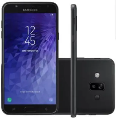 Smartphone Samsung Galaxy J7 Duo Dual Chip Android 8.0 Tela 5.5" Octa-Core 1.6GHz 32GB 4G Câmera 13 + 5MP (Dual Traseira) - Preto