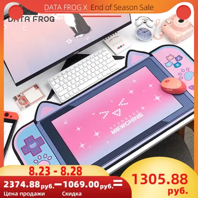 MousePad  Keyboard Desk Mat Large Gamer Pink Girl