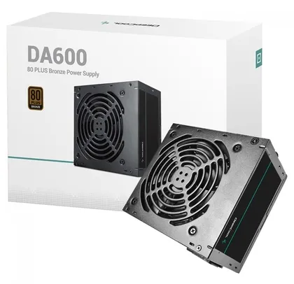 Fonte Deepcool DA600 600W, 80 Plus Bronze, PFC Ativo, DP-BZ-DA600N