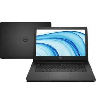 [Shoptime] Notebook Dell Inspiron I14-5458-D08P Intel Core i3 4GB 1TB Tela LED 14" Linux - Preto por R$1710