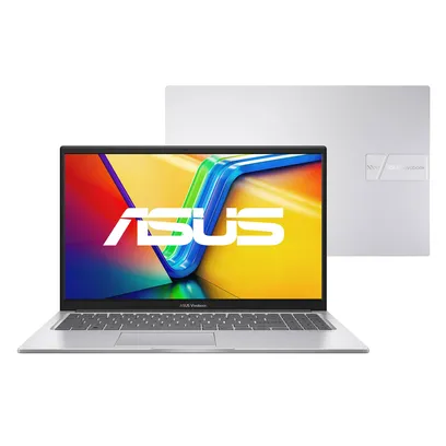 Product photo Notebook Asus Vivobook 15 X1504ZA Intel Core I5 1235U 8GB Ram 512GB Ssd Windows 11 Tela 15,6" Fhd Silver - Nj986w