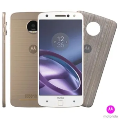 Moto Z Style Edition Branco Motorola com Tela de 5,5, 4G por R$ 2223