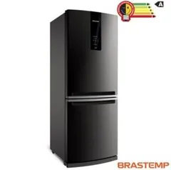 Refrigerador de 02 Portas Brastemp Frost Free com 443 Litros com Freezer Invertido Cor Inox - BRE57AK - BRBRE57AK_PRD