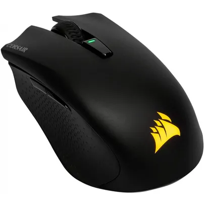 Mouse Corsair Gamer Harpoon RGB, 6 Botões 10000 DPI, Wirelees, Black, CH-9311011-NA