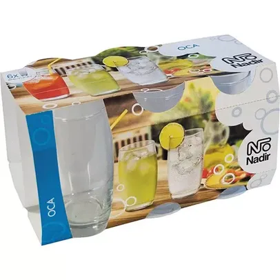 Conjunto 6 Copos 300ml Oca Nadir