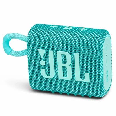 Caixa de Som Portátil JBL Harman GO3 com Bluetooth 5.1 Teal