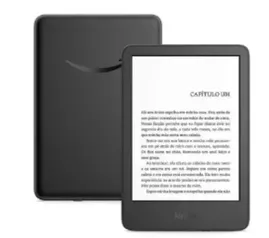 Kindle Amazon Modelo 2024 6", 16GB, Tela Antirreflexo, Luz frontal Ajustável, Bateria de longa duração, Preta - B0CP31L73X