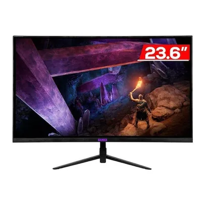 Monitor Gamer Mancer Valak, 23.6 Pol VA, Curvo, FHD, 1ms, 180Hz, FreeSync e G-Sync, HDMI/DP, MCR-VLK24-BL01