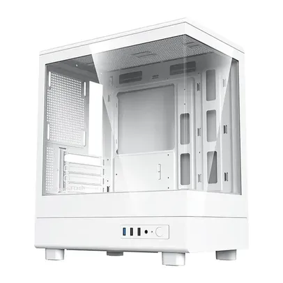 GABINETE GAMER AUGGabinete Gamer Aigo Darkflash DB330M, Mid-Tower, Lateral de Vidro, Branco, DB330M-WH