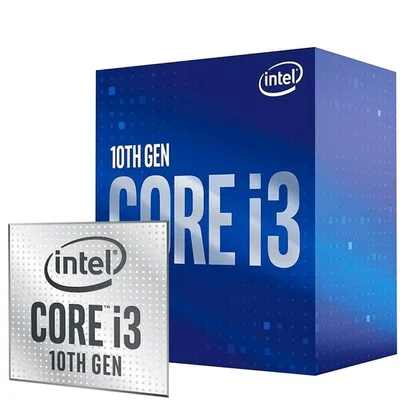 Processador Intel Core I3-10100f Cache 6mb 3.6ghz Lga 1200 Sem Vídeo Integrado | R$678