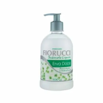 Sabonete Liquido Fiorucci Erva Doce ou Flor de Cerejeira 500ml