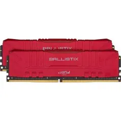 Memória DDR4 Crucial Ballistix, 16GB (2x8GB) 2666MHz, Red | R$419