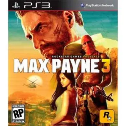 [AMERICANAS] Game Max Payne 3 - PS3 - R$ 49,80