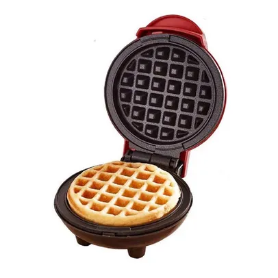 Fabricante de Waffles elétricos Waffle Doméstico Bolo Ovo Panqueca Antiaderente Baking Pan Breakfast Machine