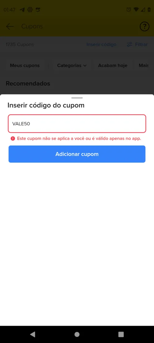 Imagen na descrição da promoção