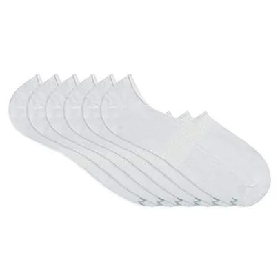 Kit 6 Pares Meia Inv C/Silicone, Mash, Masculino, Branco/Branco/Branco/Branco/Branco/Branco, 39-44