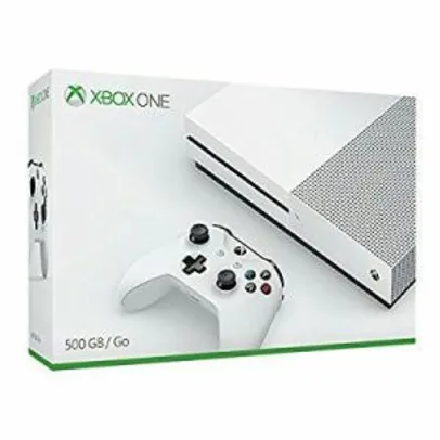 Console Microsoft Xbox One S 500GB Branco - R$1661