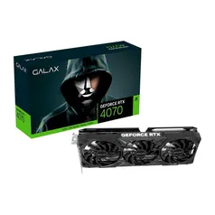 [Prime Ninja] Placa de Vídeo GeForce RTX 4070 1-Click OC 3X Galax NVIDIA Geforce, 12GB GDDR6X, DLSS, Ray Tracing - 527200-0658