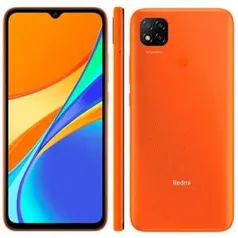 Smartphone Xiaomi Redmi 9C Laranja 32GB, Tela de 6.53", 2GB de RAM, Câmera Traseira Tripla, Android 10 e Processador Octa-Core | R$879